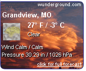 Click for Grandview, Missouri Forecast